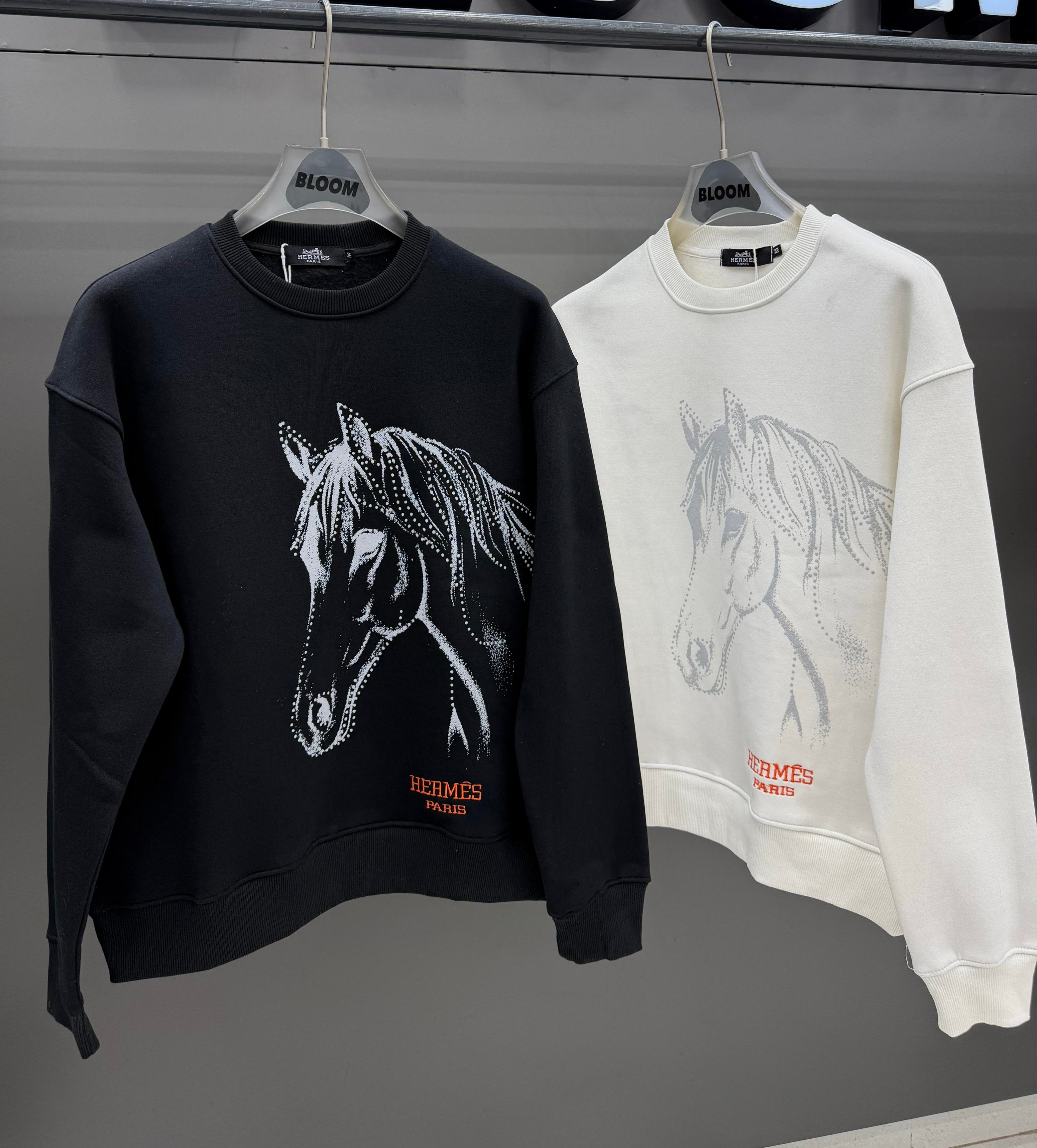 HERMES SWEATSHIRT BLACK