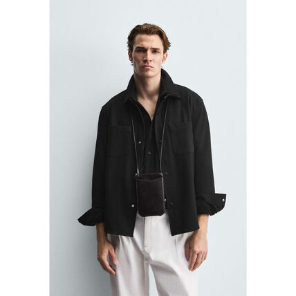 Zara over shirt black