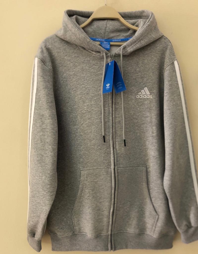 ADIDAS HOODIE MIRROR GREY